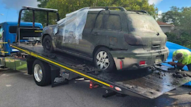 הרכב שהוצא מהמים, צילום: צילום מסך FOX NEWS